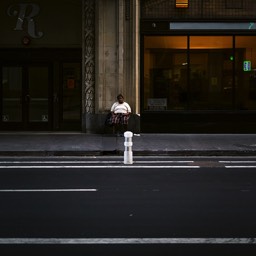 A lone woman on 5th street by Dana Lance, © danajohn302