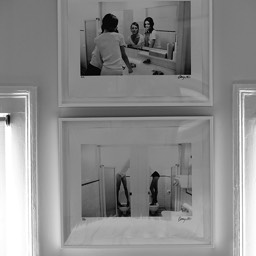 Guest bedroom in a Brooklyn two story walkup by Dana Lance for Danajohn Photography © danajohn302