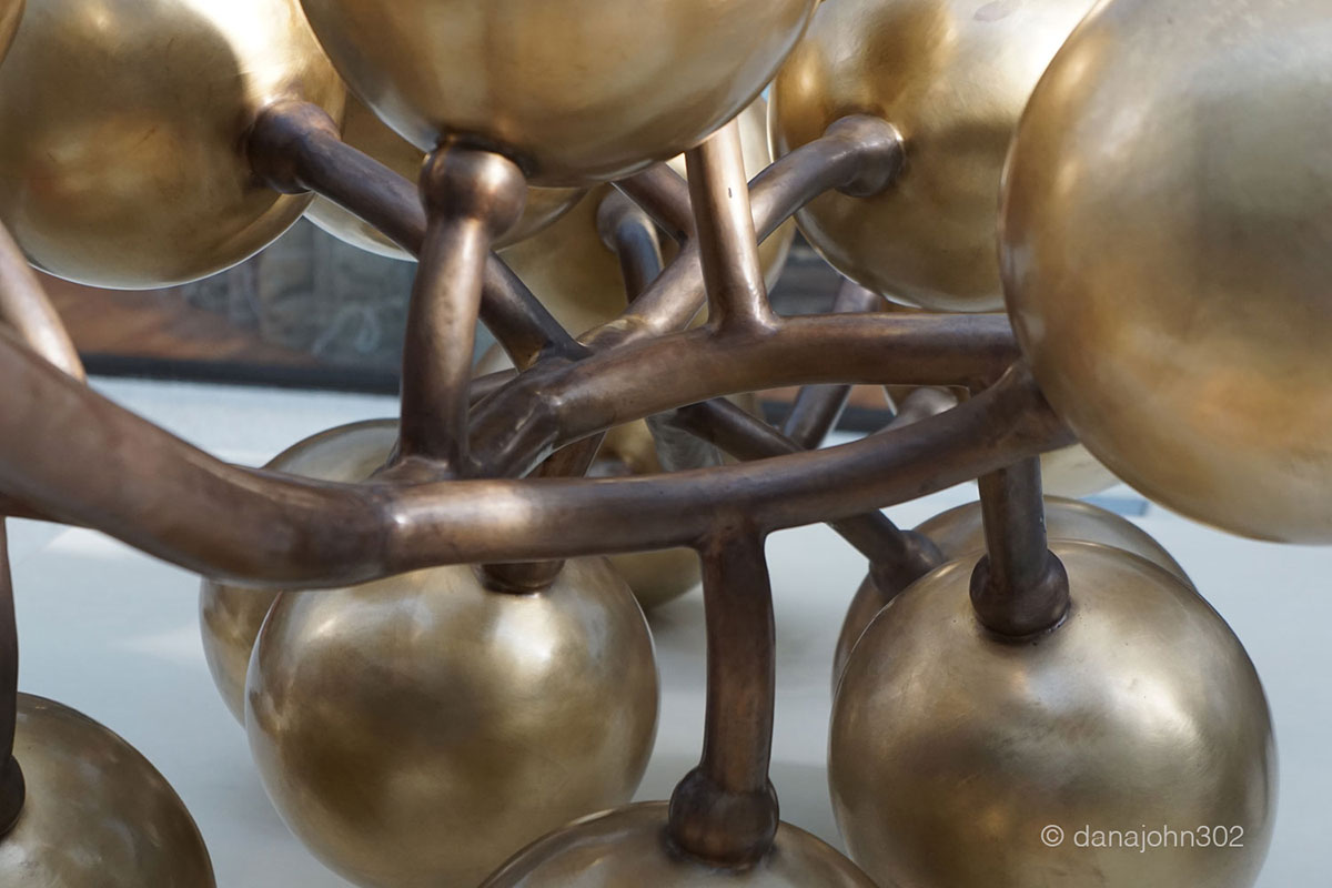 Portion of a Robert Kuo sculpture