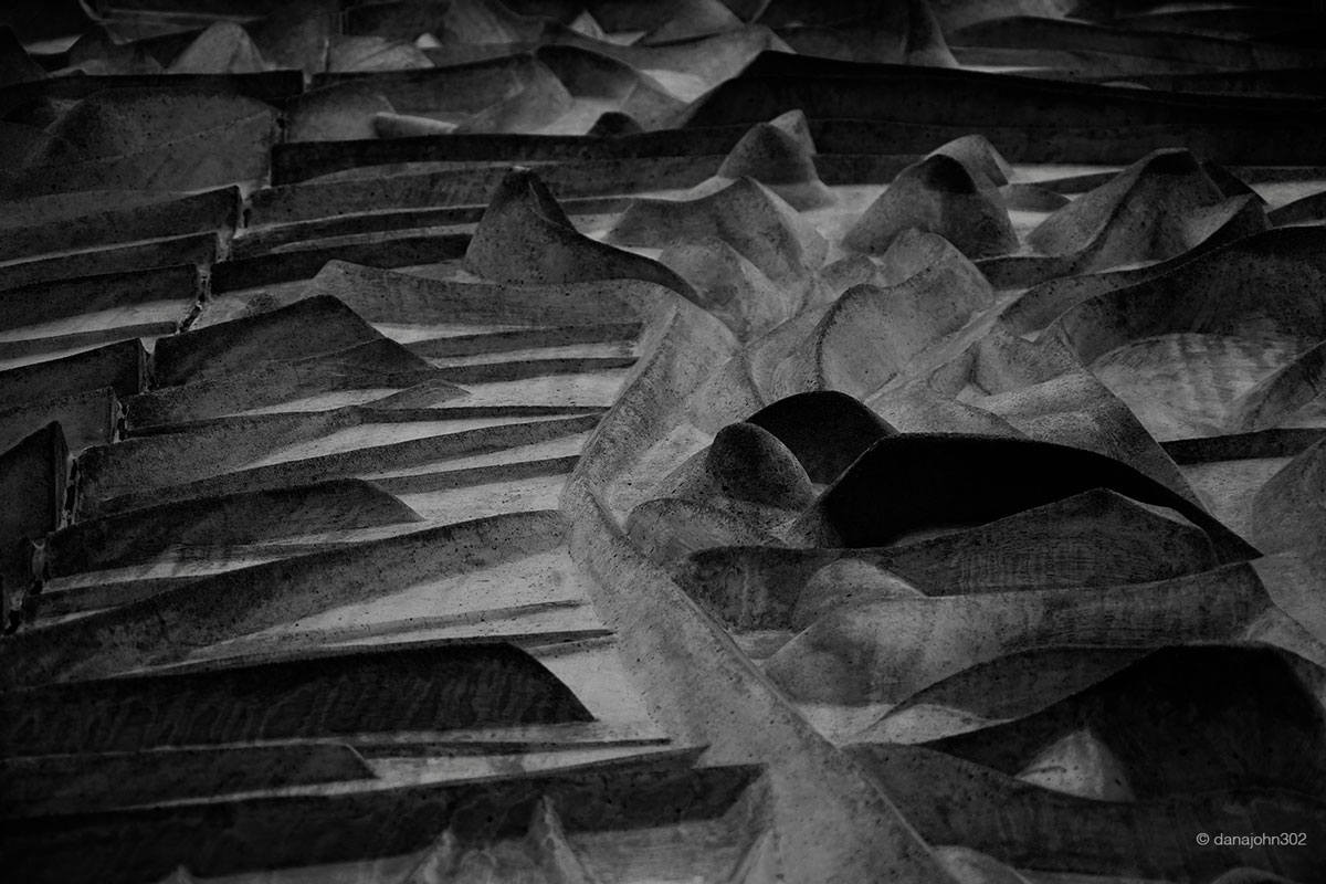 A section of Frieze at the Mark Taper Forum by Welton Becket.