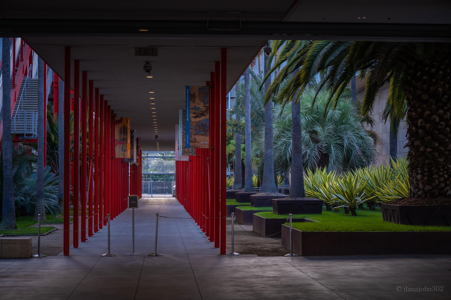 Looking through a breezway at LACMA by Dana Lance for Danajohn Photography © danajohn302