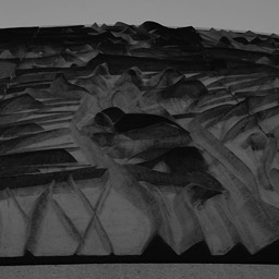 Looking up at the Mark Taper Forum by Welton Becket by Dana Lance for Danajohn Photography © danajohn302