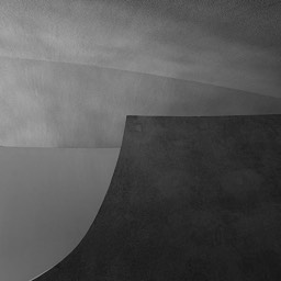 Curvilinear walls and intersections in black and white by Dana Lance for Danajohn Photography © danajohn302